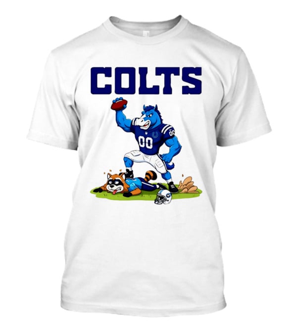 Indianapolis Colts Rivalry Over Tennessee Titans Cartoon T-Shirt