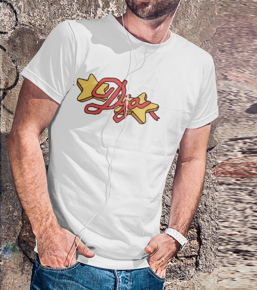 Juls Star Dia Red And Yellow Stars T-Shirt
