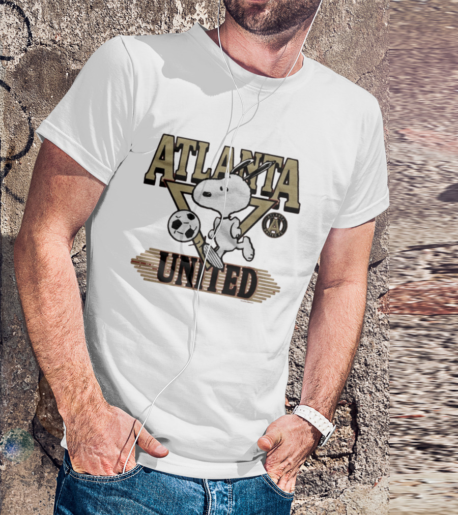 Atlanta United Snoopy Soccer Collaboration T-Shirt