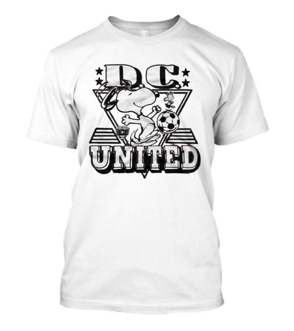 Peanuts Snoopy DC United Soccer Collaboration T-Shirt