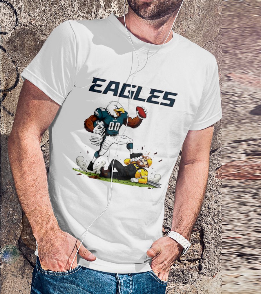 Philadelphia Eagles Vs Pittsburgh Steelers Rivalry Beat Steelers T-Shirt