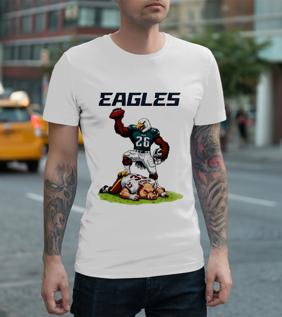 Eagles Vs Commanders Rivalries NFL Showdown Football Battle T-Shirt