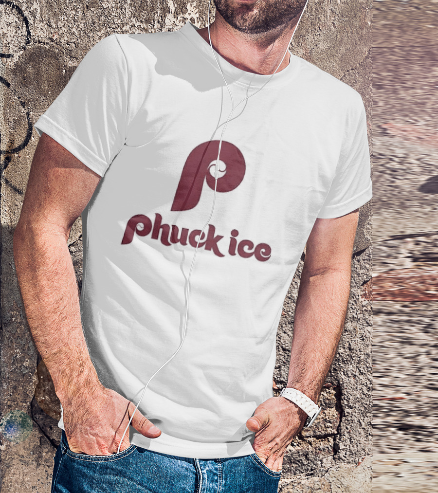 Phuck ICE Philadelphia Phillies Font T-Shirt