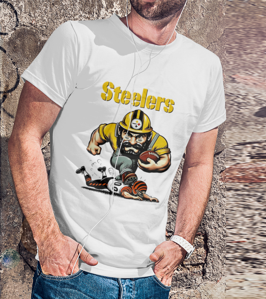 Steelers Dominate Bengals Rivalry Tough Football Showdown T-Shirt