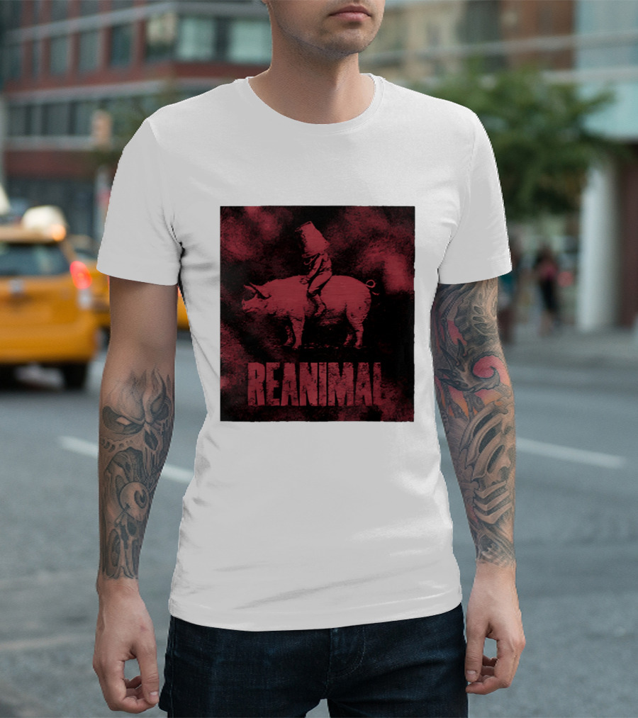 Reanimal Bucket Pig Rider Red T-Shirt
