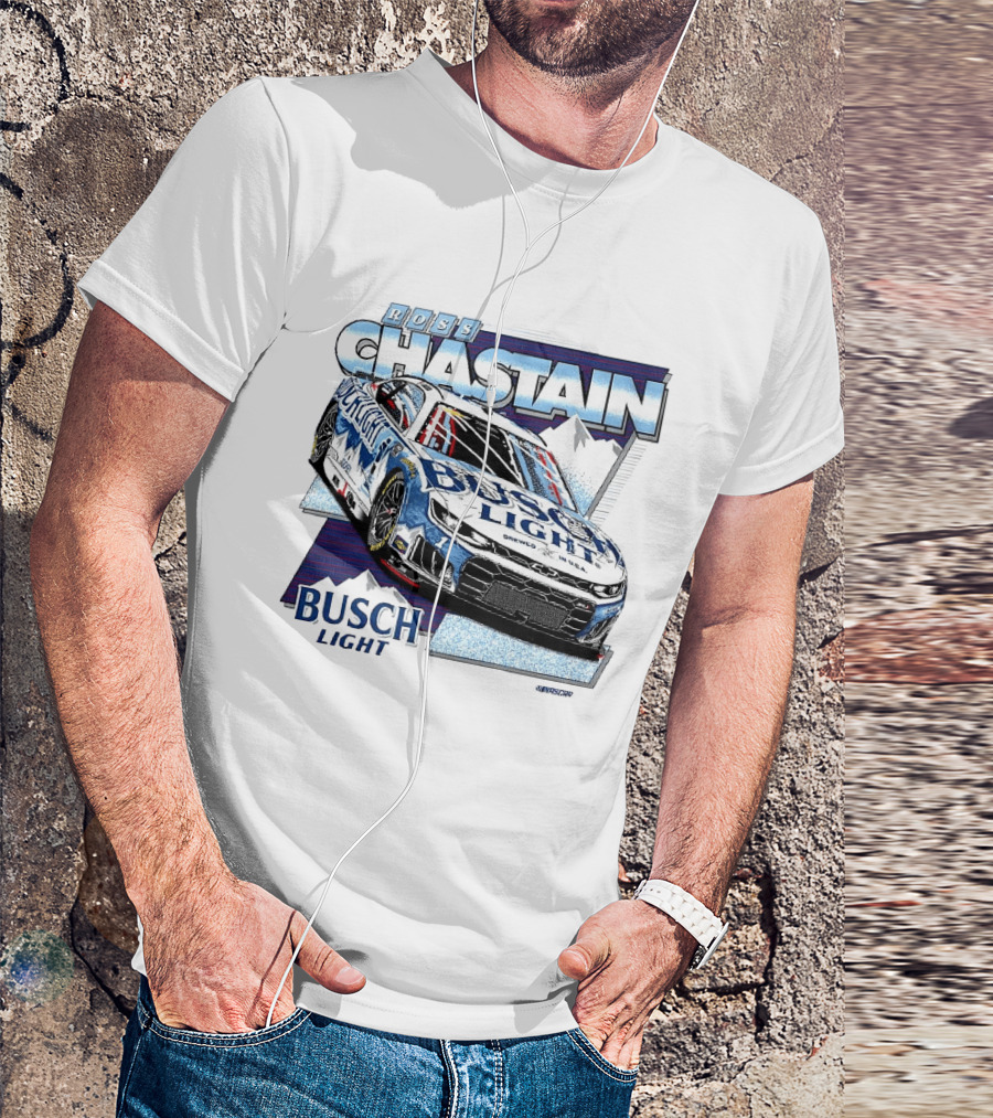 Ross Chastain Busch Light NASCAR Racing Car T-Shirt