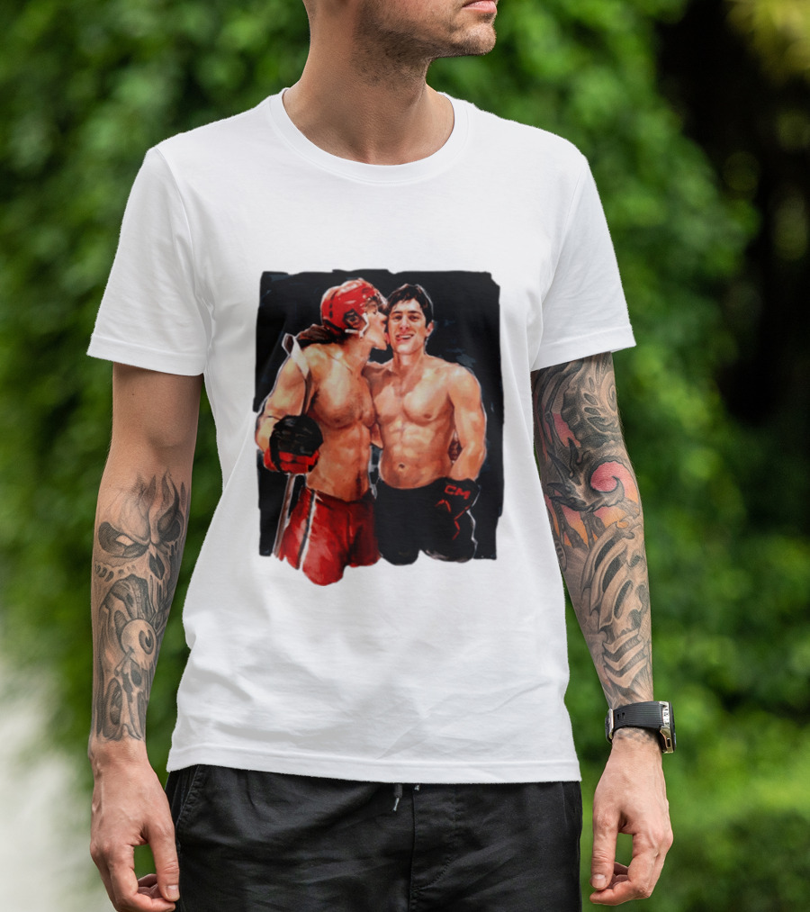 Shane Hollander Ilya Rosanov Gay Hockey Romance Painting T-Shirt