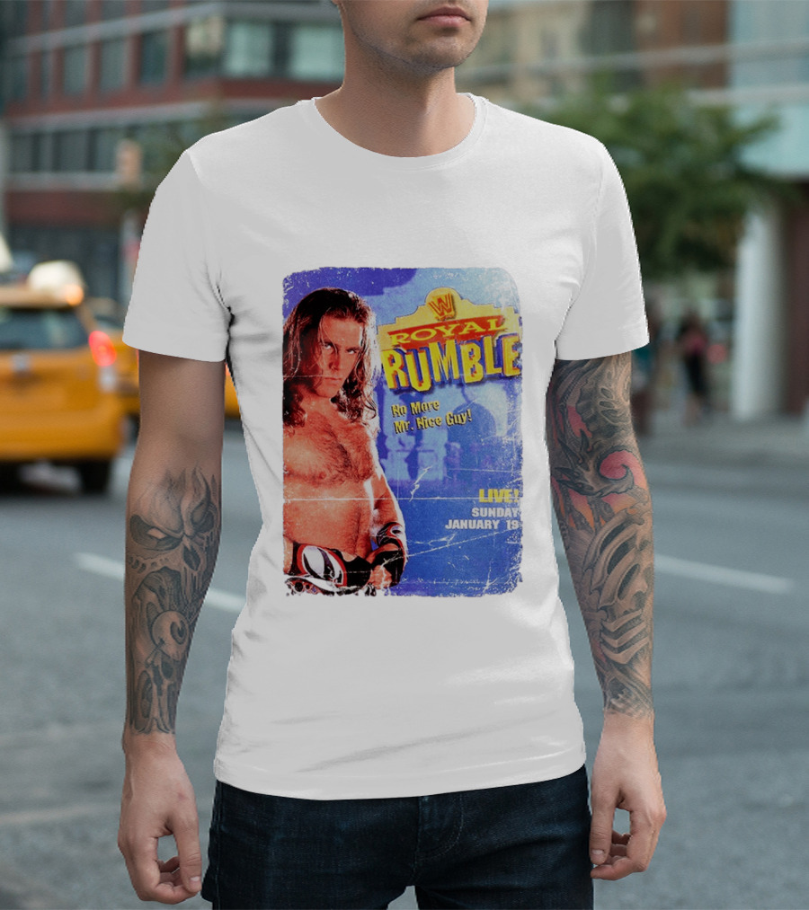 WWF Royal Rumble 1996 No More Mr. Nice Guy Live Sunday January 19 T-Shirt