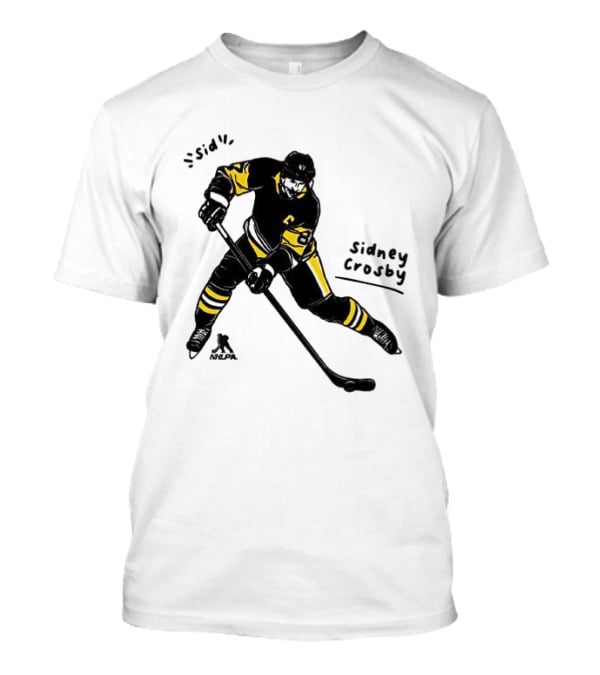 Sidney Crosby Pittsburgh Penguins Hockey Sid Cartoon Player T-Shirt