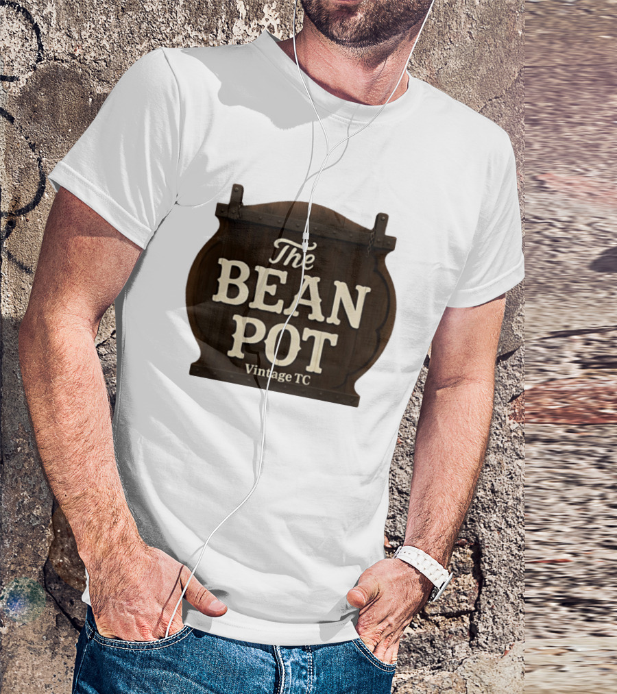 The Bean Pot Vintage TC Wood Sign T-Shirt