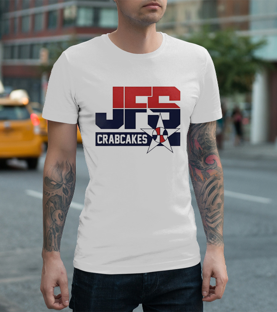 Tony Minadakis JFS Crabcakes Basketball Star T-Shirt