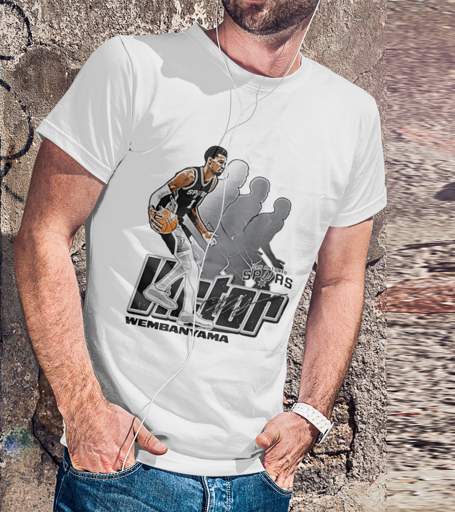Victor Wembanyama San Antonio Spurs Basketball Action Spurs T-Shirt