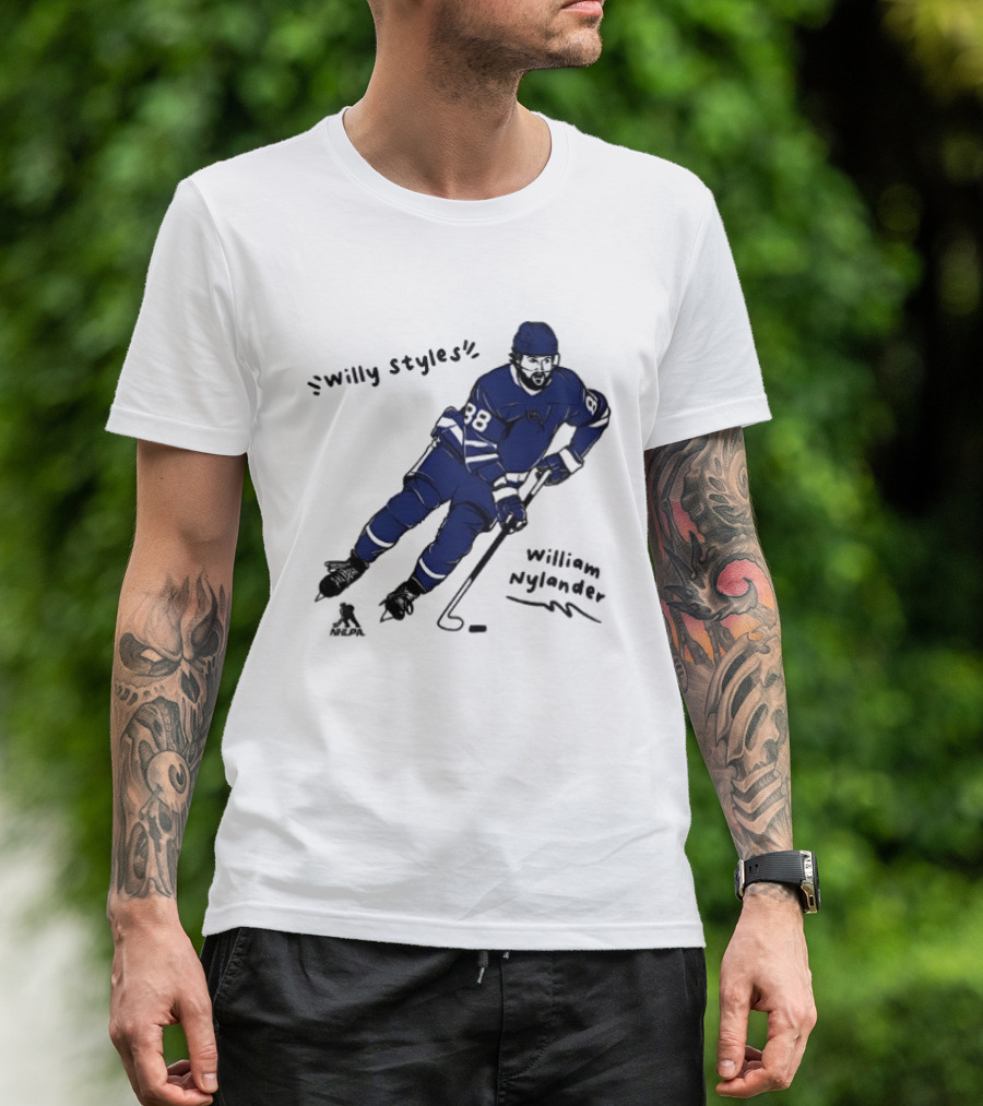 Toronto Maple Leafs Hockey Willy Styles William Nylander T-Shirt