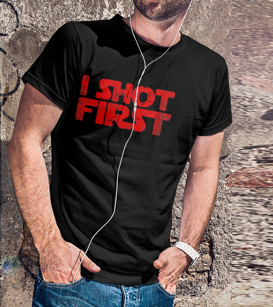 I Shot First Star Wars Iconic Red T-Shirt
