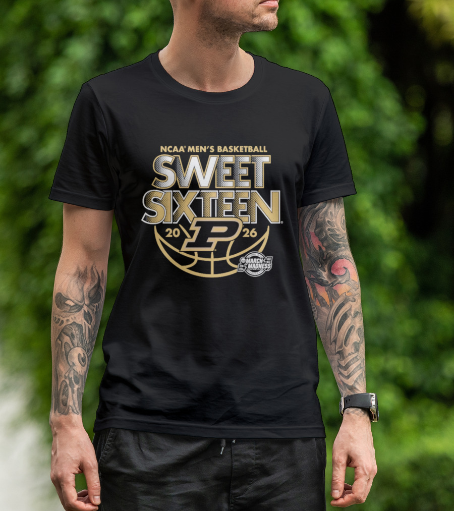 NCAA Men's Basketball Purdue 2026 Sweet Sixteen T-Shirt