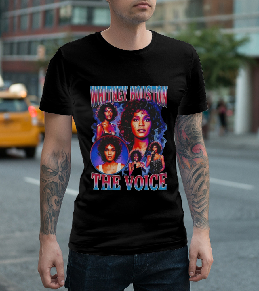 Whitney Houston The Voice 90s Music Lovers T-Shirt