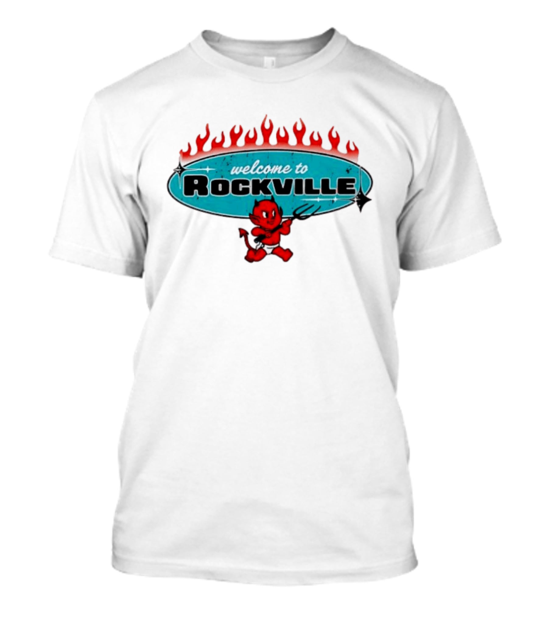 Welcome To Rockville Little Devil Flame T-Shirt