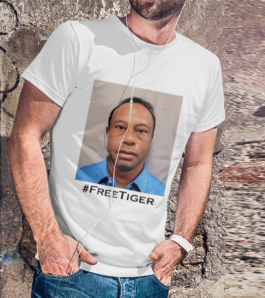 #FreeTiger Woods Golf Shot T-Shirt
