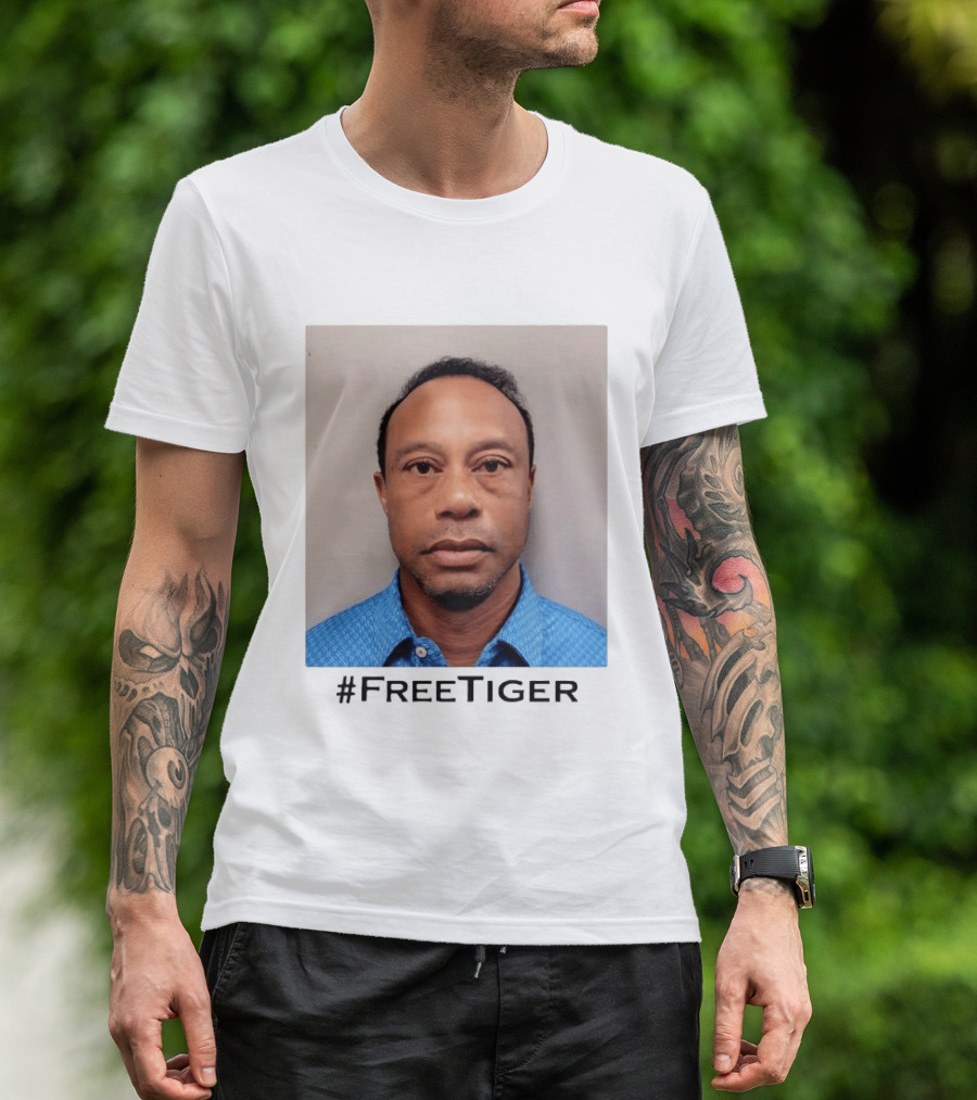 #FreeTiger Woods Golf Shot T-Shirt