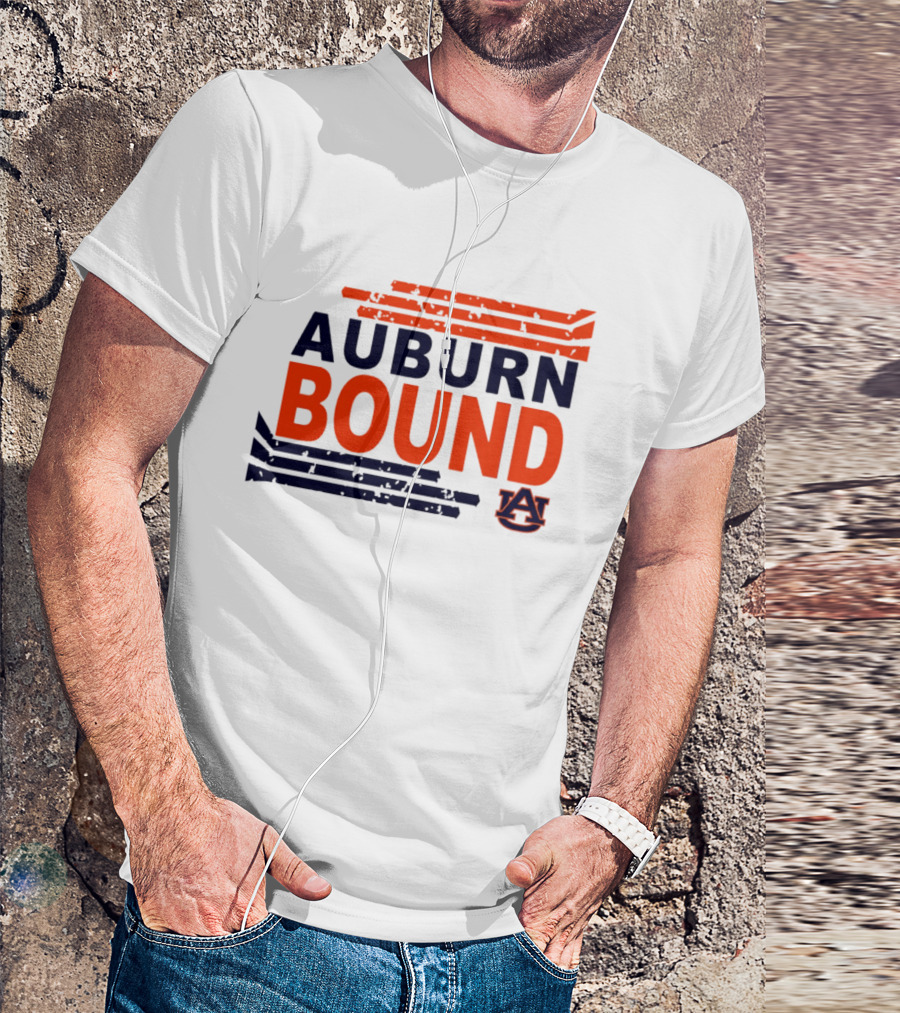 Auburn Bound Tigers AU Logo College Spirit T-Shirt