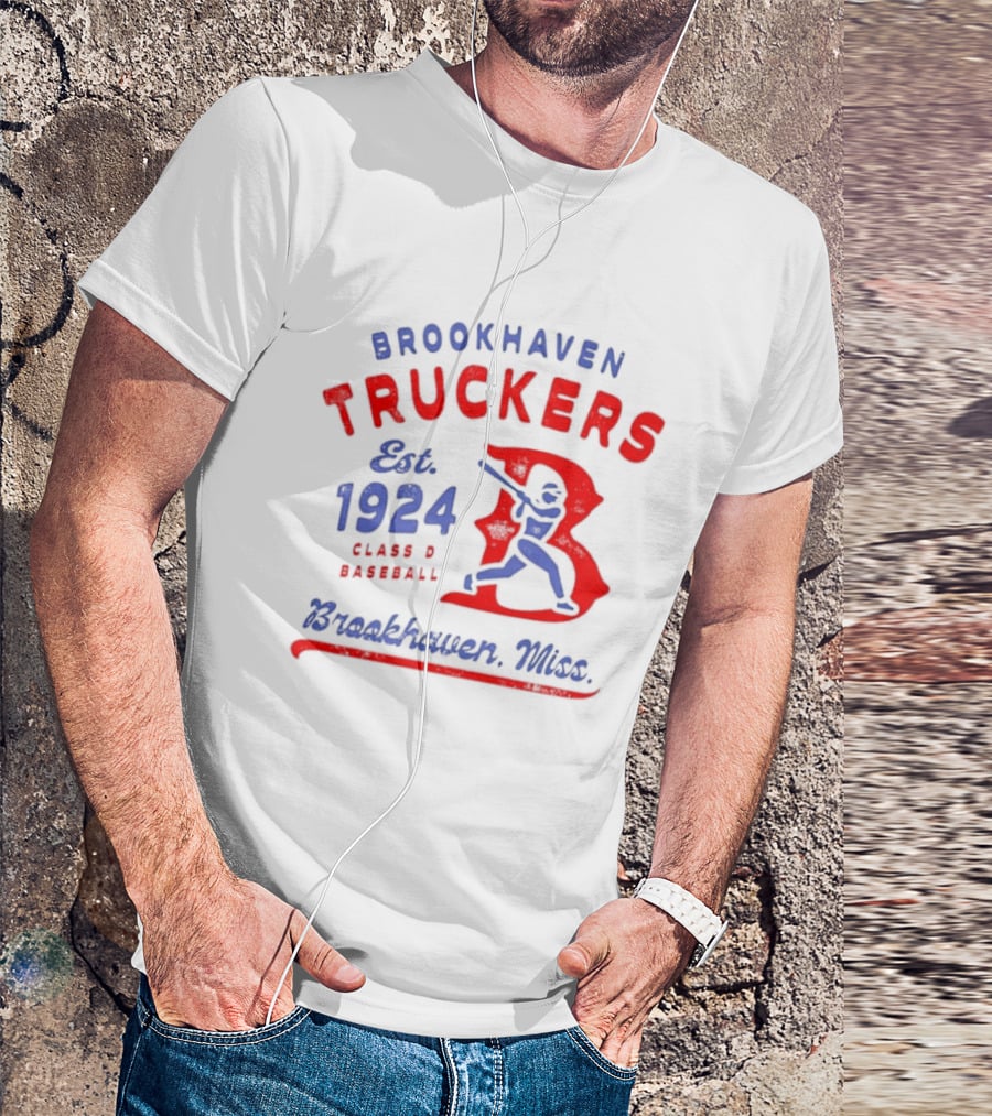 Brookhaven Truckers Est 1924 Class D Baseball Brookhaven Miss T-Shirt