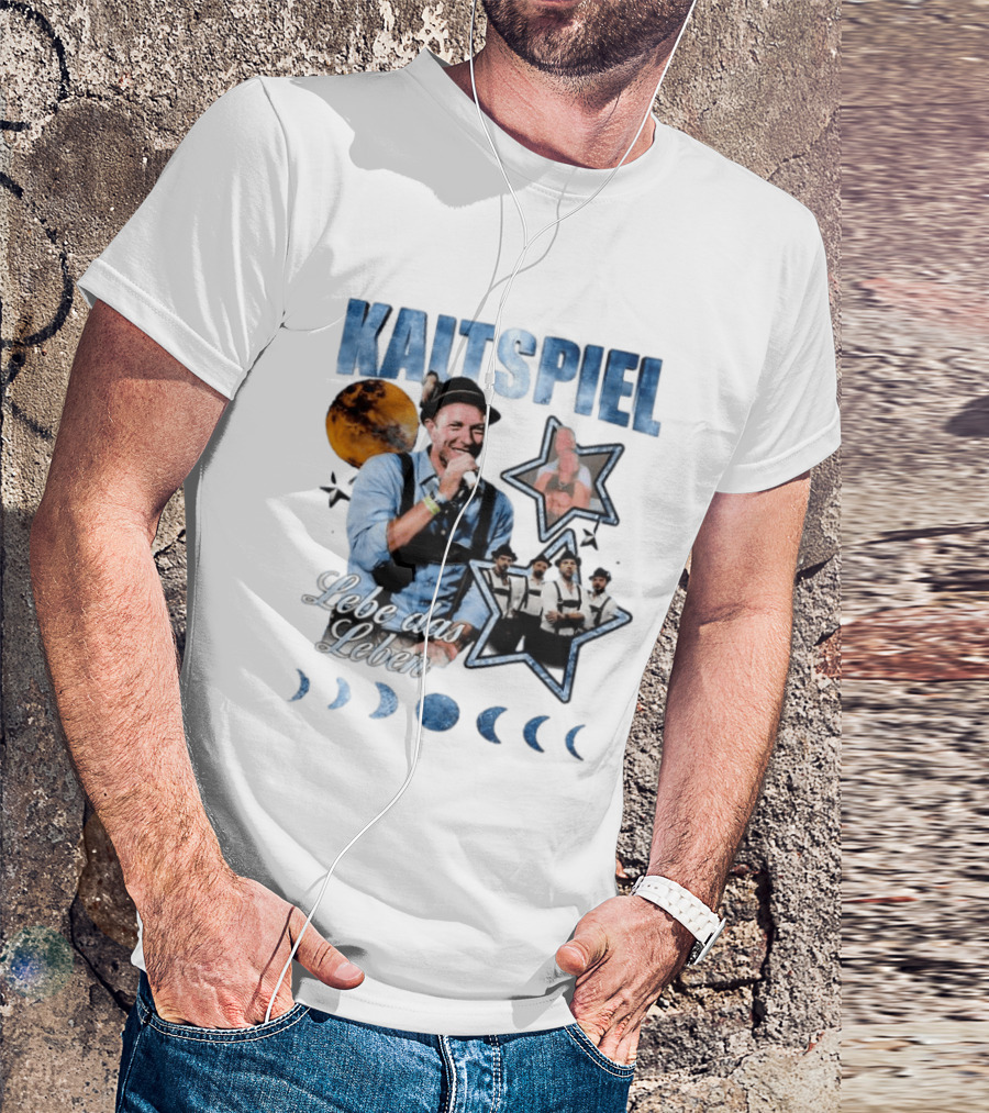 Kaltspiel Lebe Das Leben Moon Phases Band Performance T-Shirt