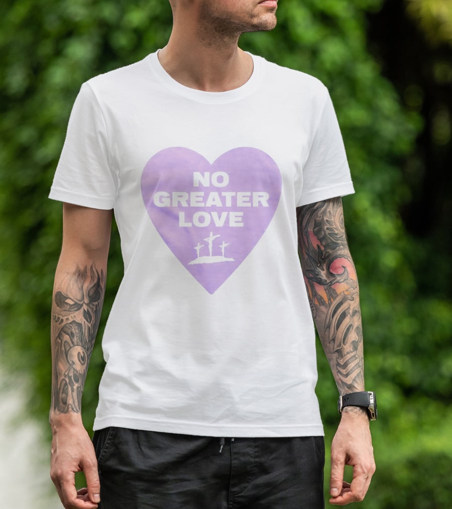 No Greater Love Heart Cross 2026 T-Shirt