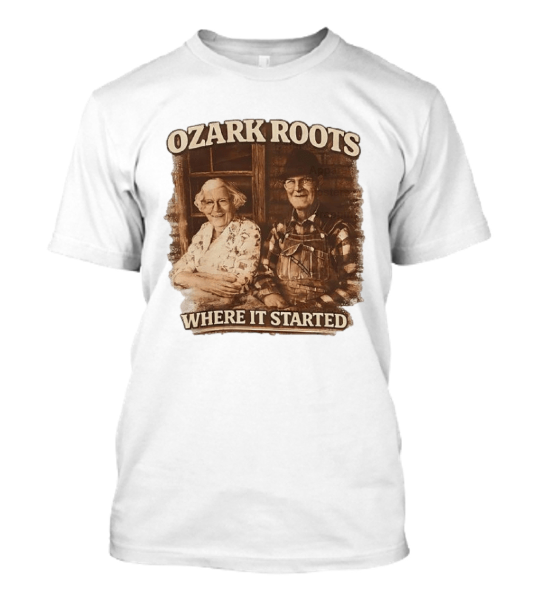 Ozark Roots Where It Started Vintage Farmhouse T-Shirt