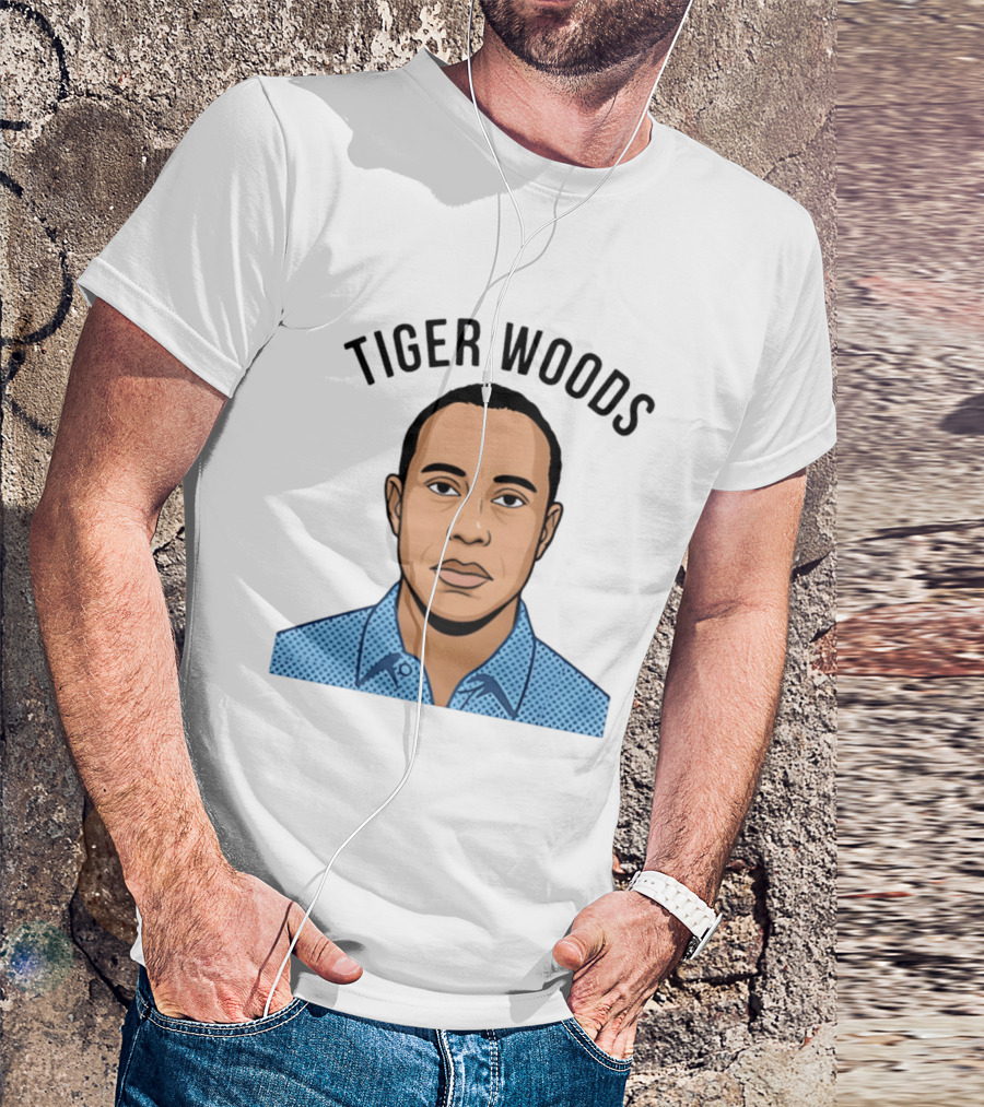 Tiger Woods Shot Caricature 2026 T-Shirt