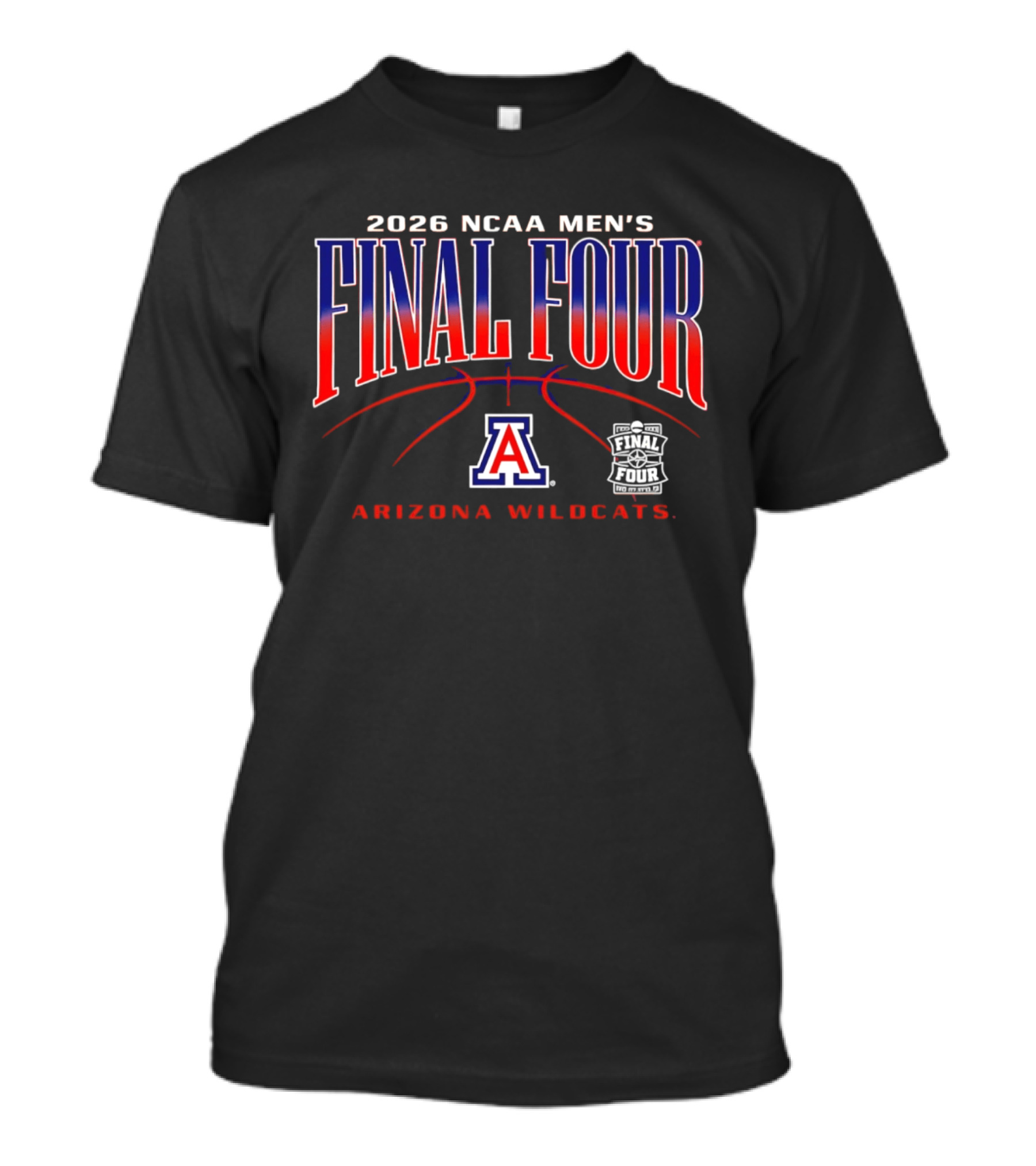 2026 NCAA Men's Final Four Arizona Wildcats March Madness T-Shirt