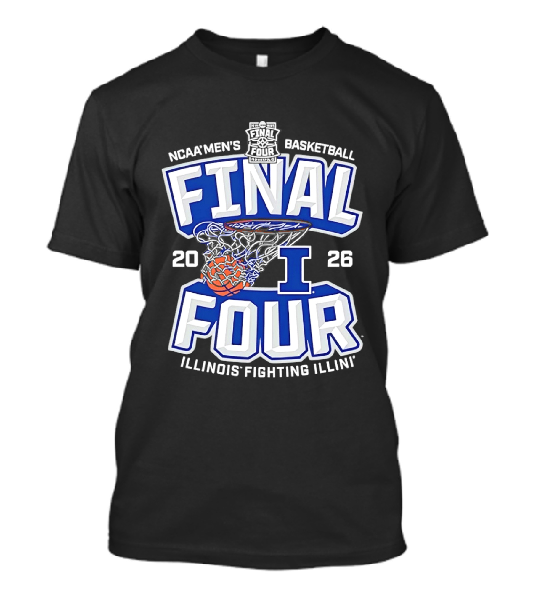 NCAA Men's Basketball Final Four 2026 Illinois Fighting Illini T-Shirt