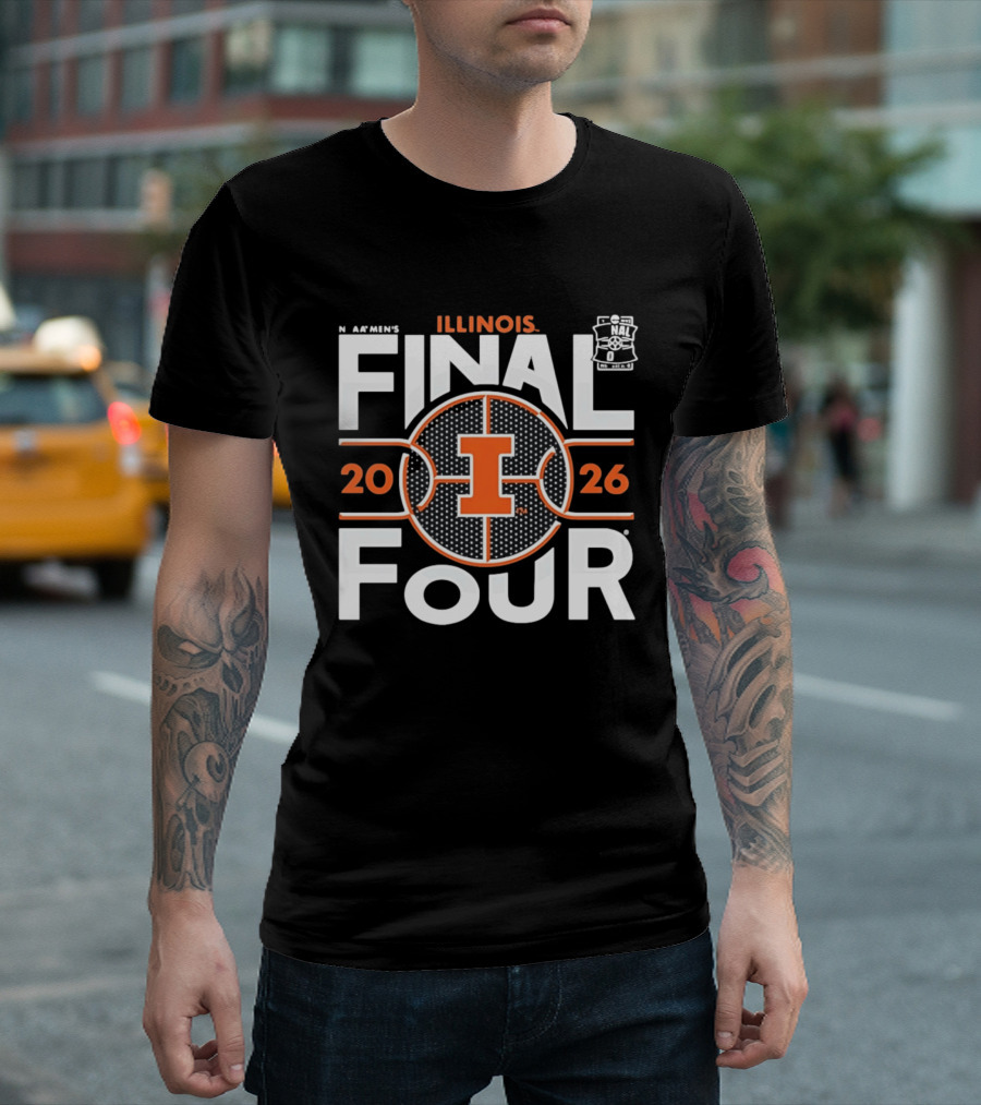 Illinois Final Four 2026 Men's March Madness Basketball T-Shirt