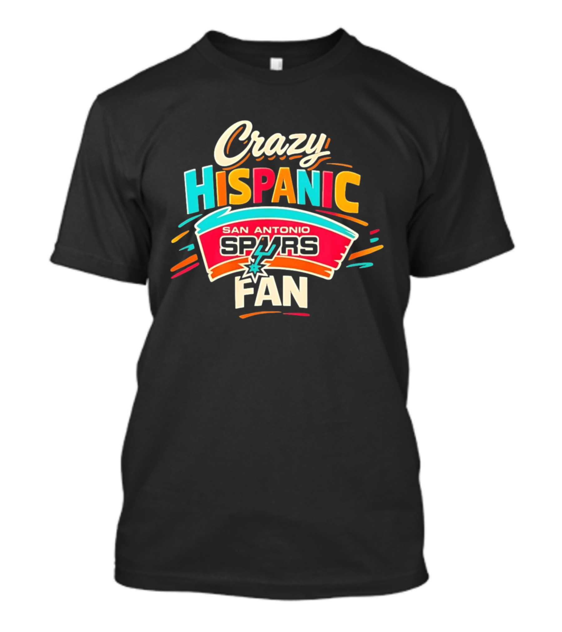 San Antonio Spurs Crazy Hispanic Fan T-Shirt