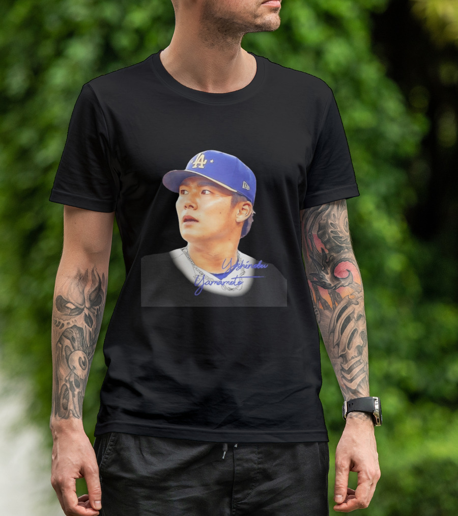 Yoshinobu Yamamoto Los Angeles Dodgers MLB 2026 Player T-Shirt