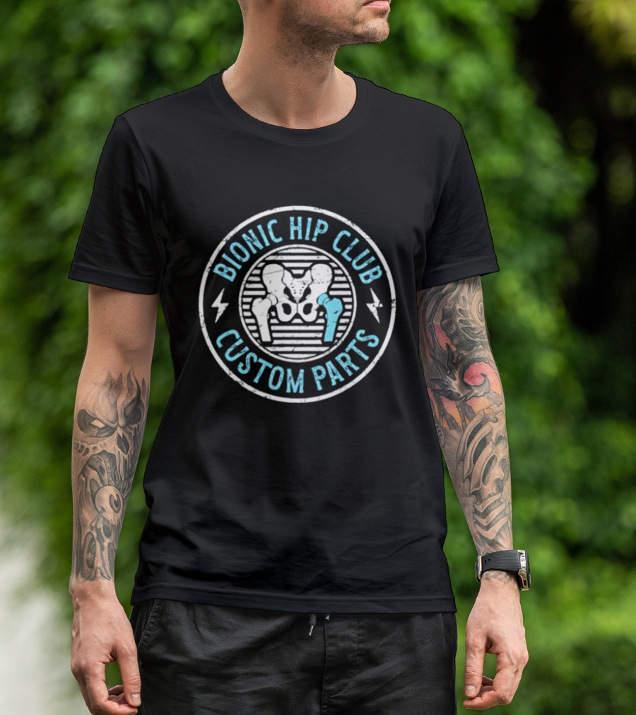 Bionic Hip Club Custom Parts Retro Circle T-Shirt