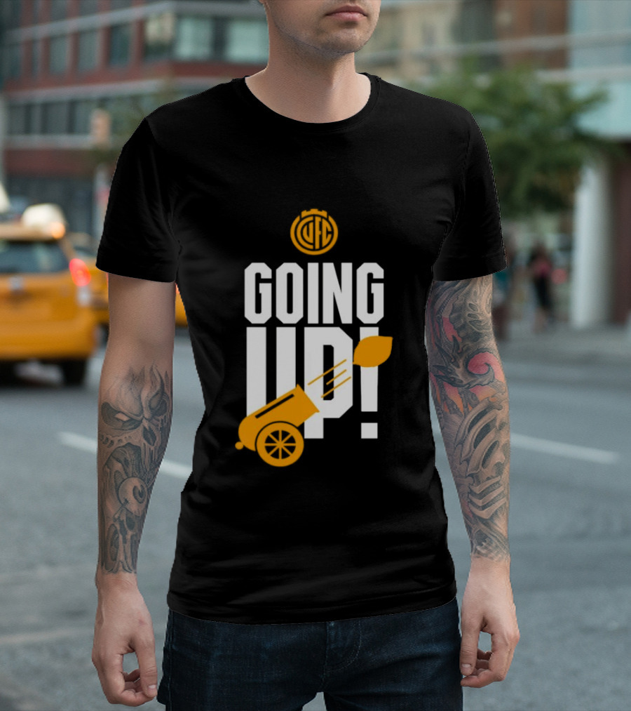 Cambridge United FC Going Up 2026 Cannonball Celebration T-Shirt