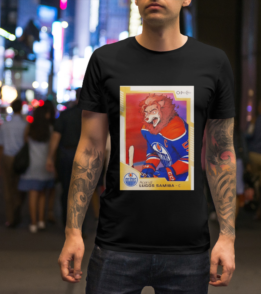 O Pee Chee Aceria Lugos Samiba C Edmonton Oilers T-Shirt