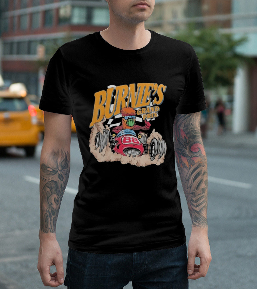 Burnie's Grand Prix Racing Miami Heat Court Culture 88 T-Shirt