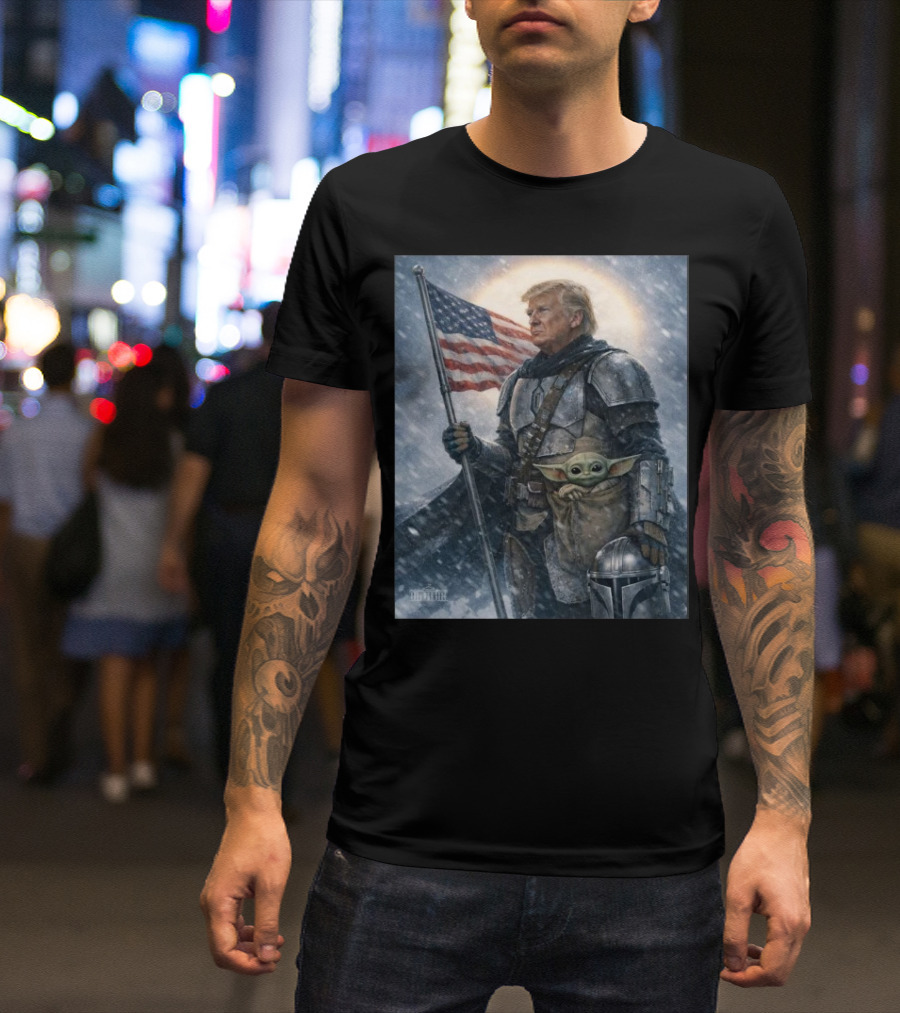 Happy Star Wars Day 2026 Donald Trump Grogu May The 4th Be With You The Mandalorian Star Wars Grogu T-Shirt