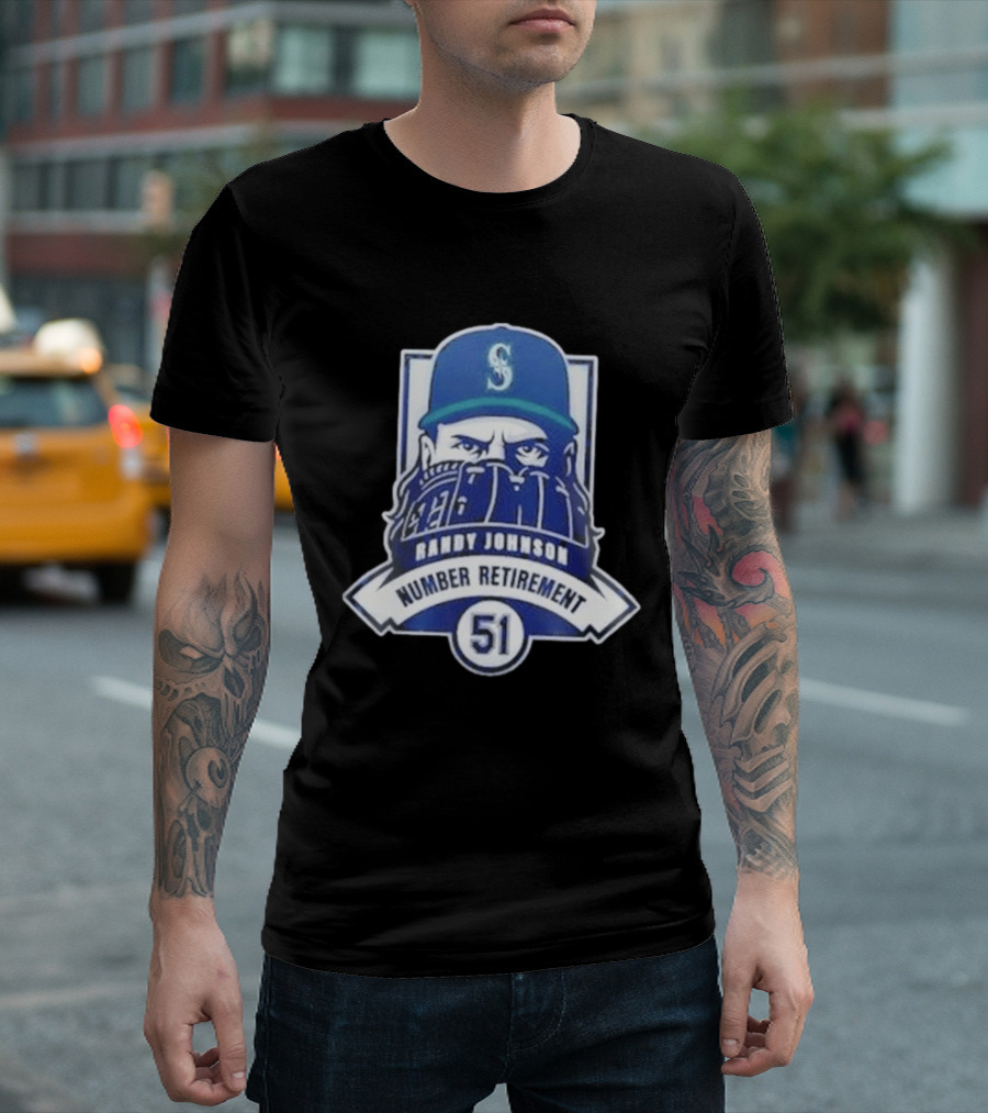 Seattle Mariners Randy Johnson 51 Number Retirement Event 2026 T-Shirt