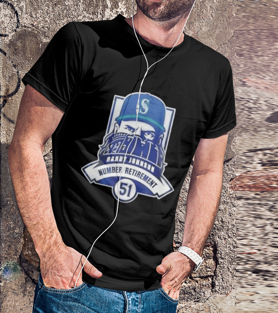 Seattle Mariners Randy Johnson 51 Number Retirement Event 2026 T-Shirt