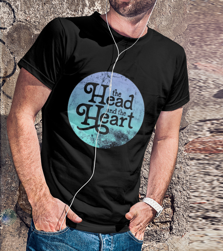 The Head And The Heart Periwinkle Gradient T-Shirt