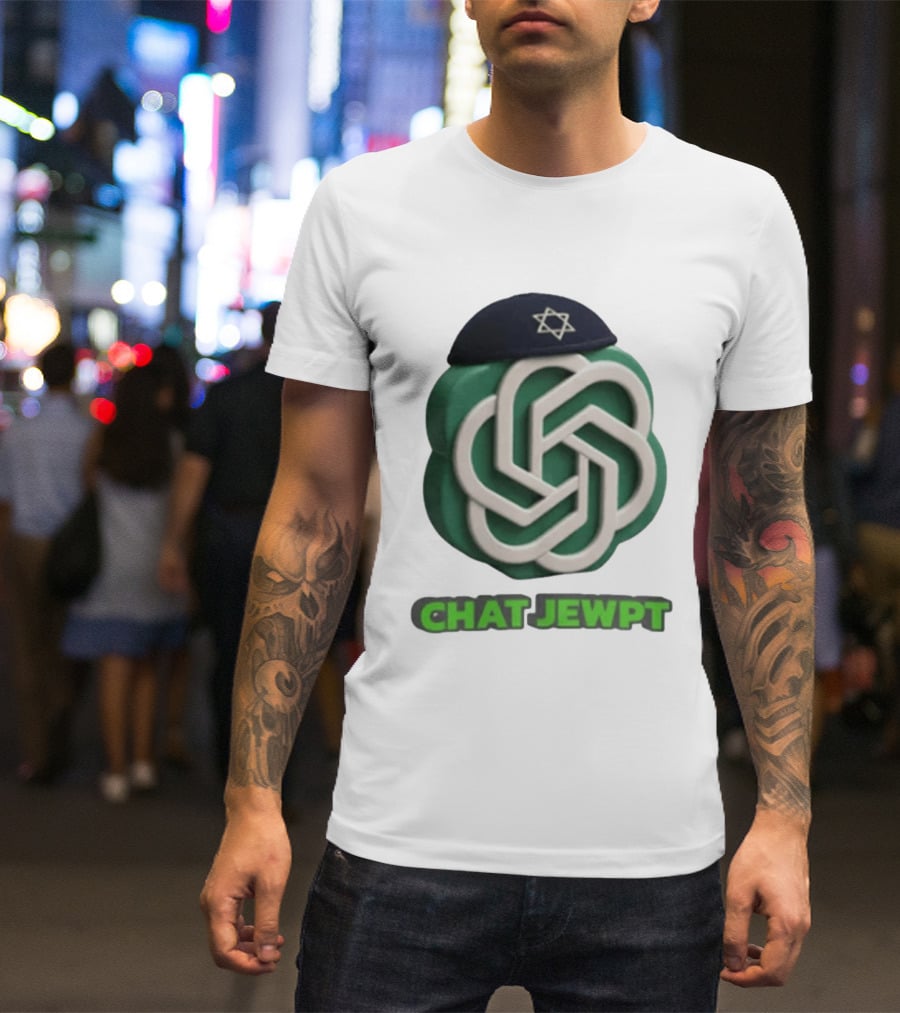 Chat JewPT Symbol With Star On Cap T-Shirt