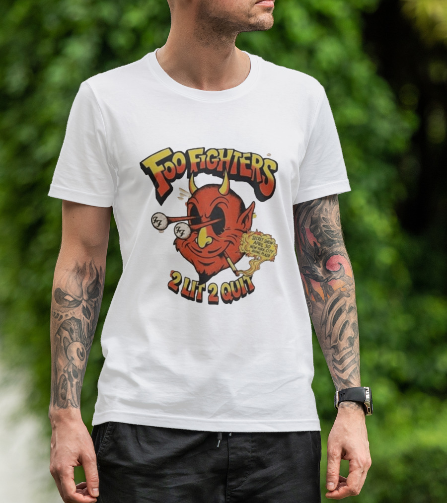 Foo Fighters 2 Lit 2 Quit Secret Show April 30 2026 Irving Plaza New York T-Shirt