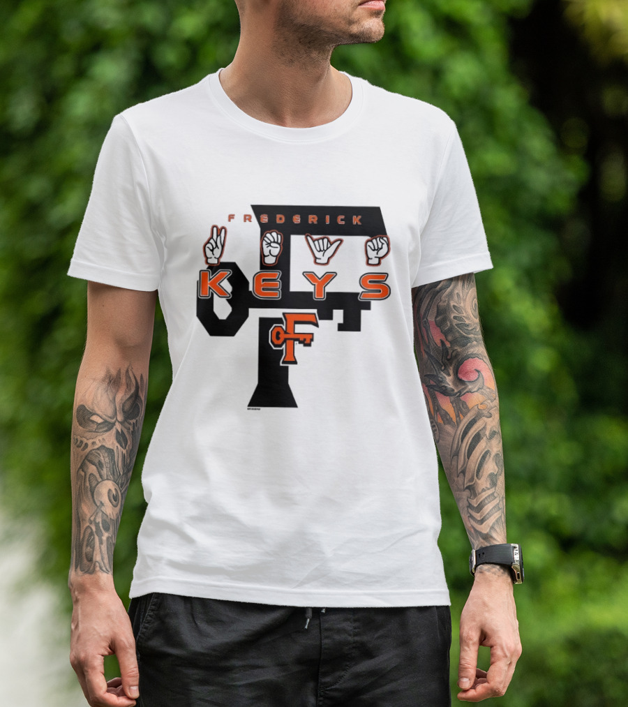 Frederick Keys Deaf Awareness 2026 Frederick Keys Logo Sign Language T-Shirt
