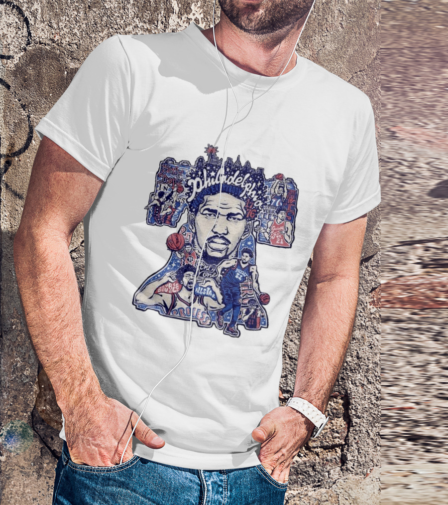 Joel Embiid Philadelphia Process Sixers All Star 21 Trust The Process T-Shirt