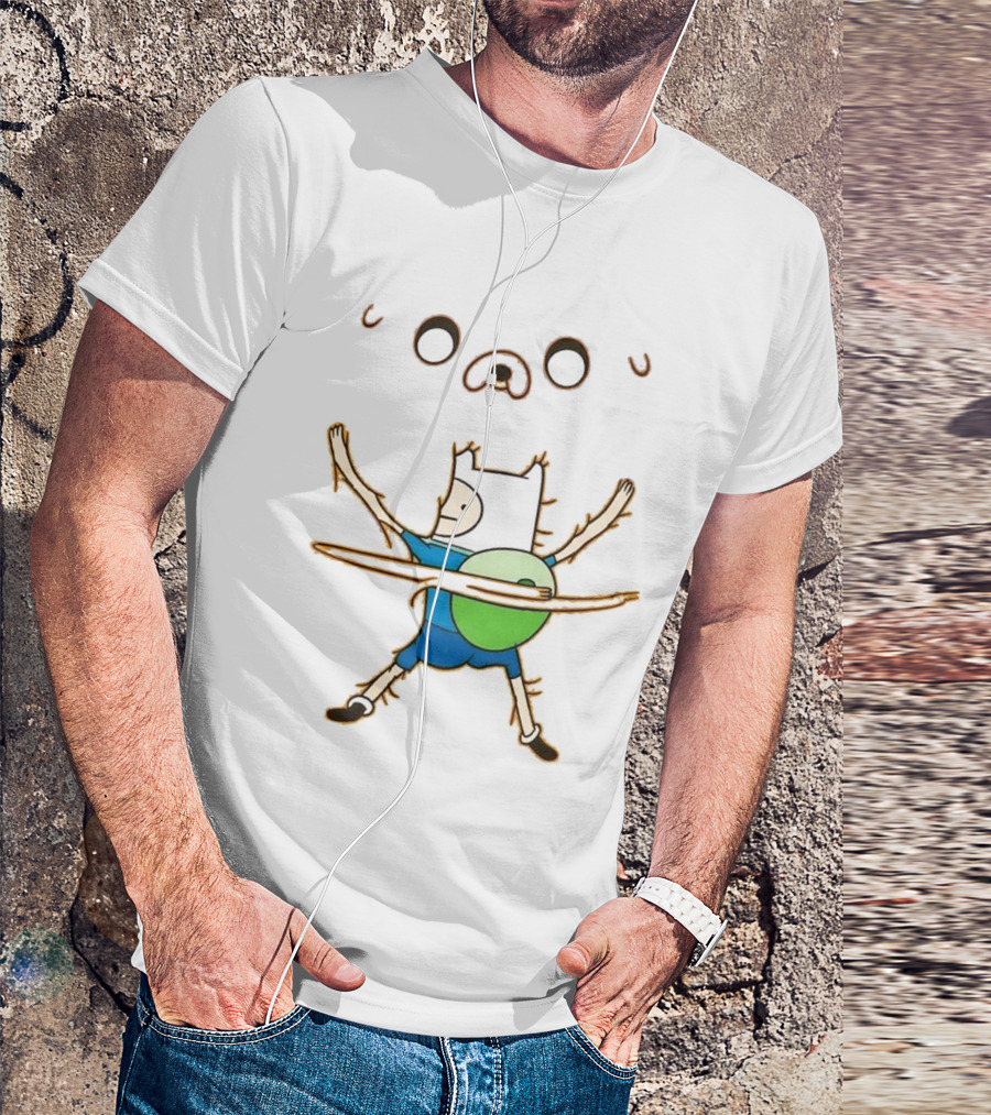 Adventure Time Finn And Jake Da Vinci T-Shirt