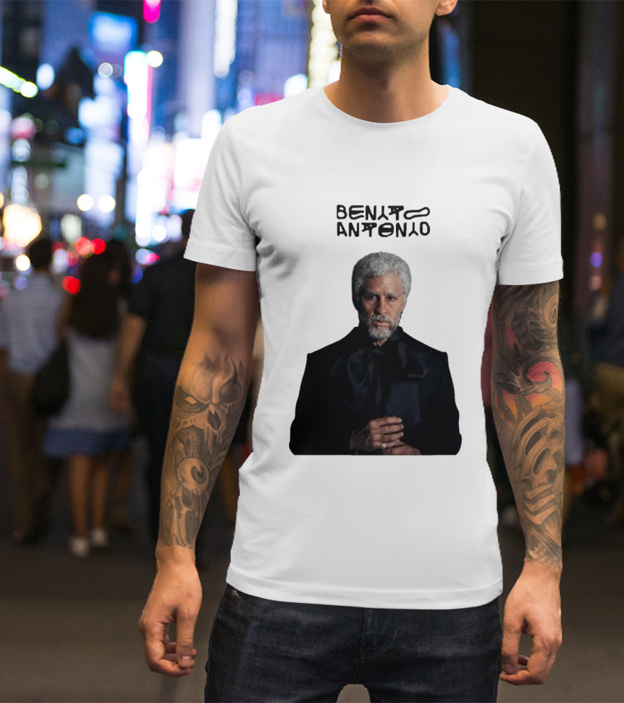 Benito Antonio Character In Black Outfit T-Shirt
