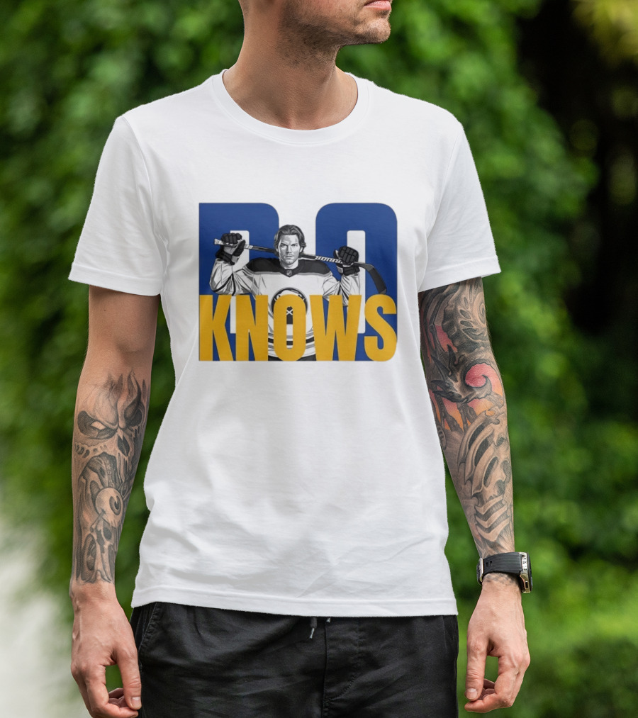 Bowen Byram Bo Knows Buffalo Sabres Hockey Jumper T-Shirt