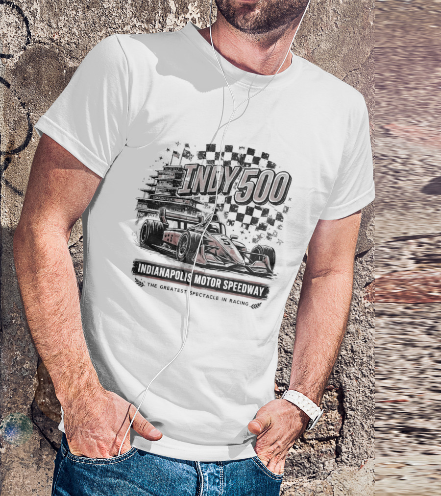 Indy 500 Indianapolis Motor Speedway The Greatest Spectacle In Racing T-Shirt